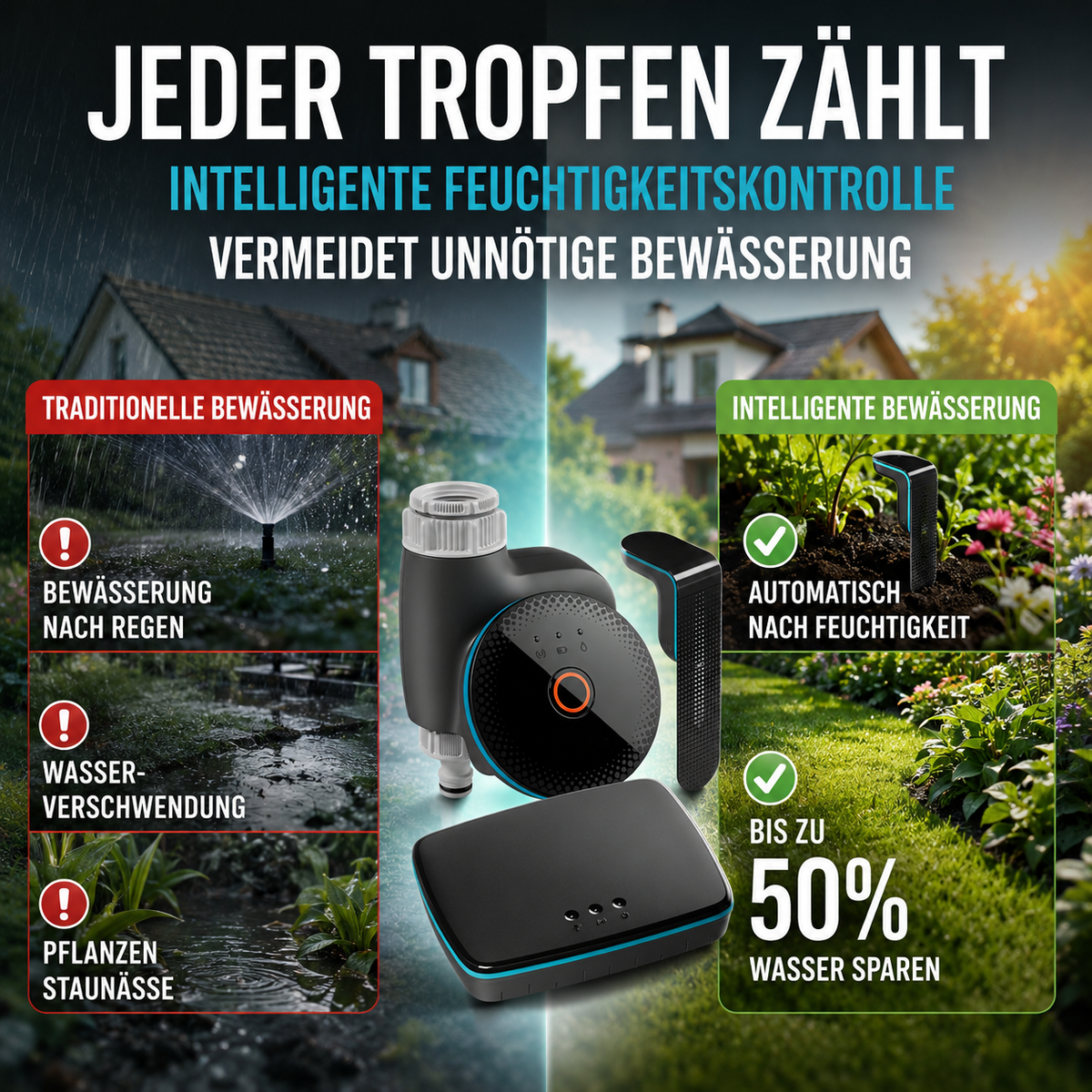 Intelligenter Bewässerungsprogrammierer