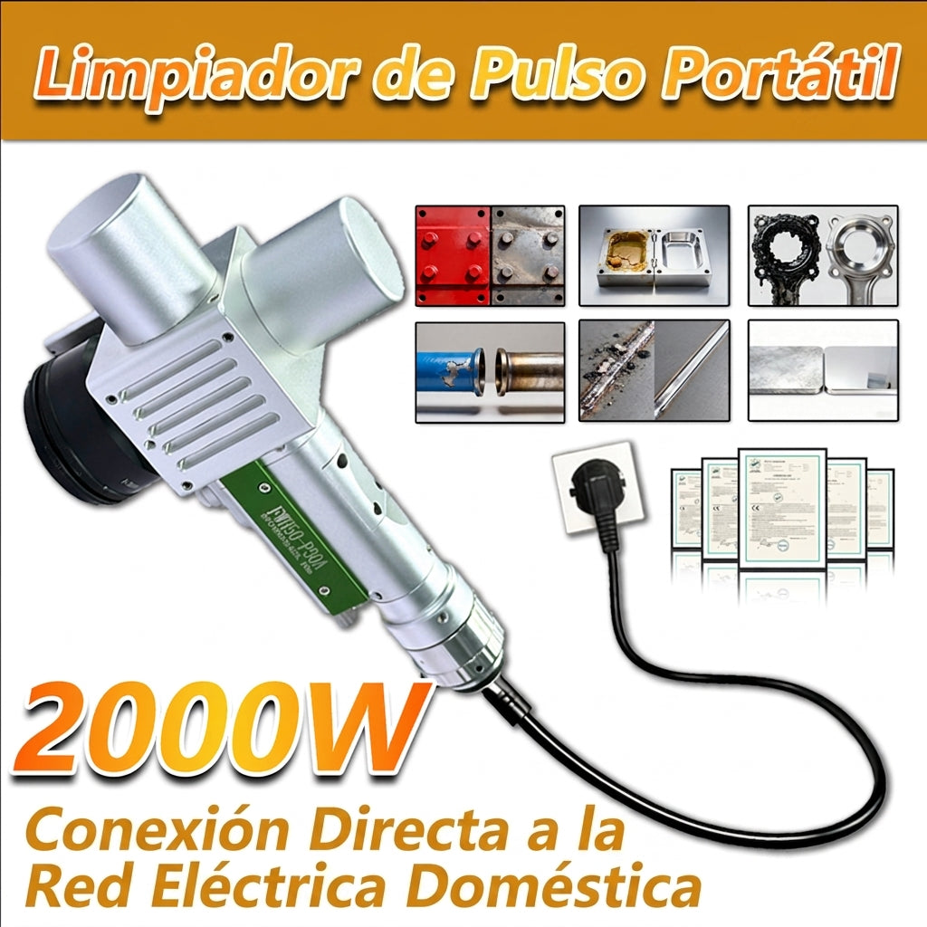 Máquina de limpieza manual por pulsos