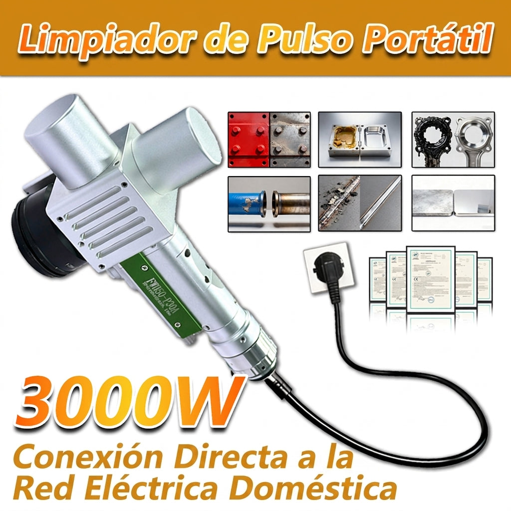 Máquina de limpieza manual por pulsos